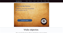 Desktop Screenshot of objectos.com.br